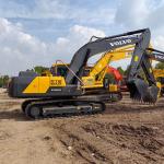 Volvo EC210 Used Hydraulic Excavator 21 Tonnage 123KW 1.0m3 Bucket Capacity
