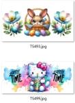 Self Adhesive Glass Cup Wraps DTF UV Sticker Direct To Film Printing