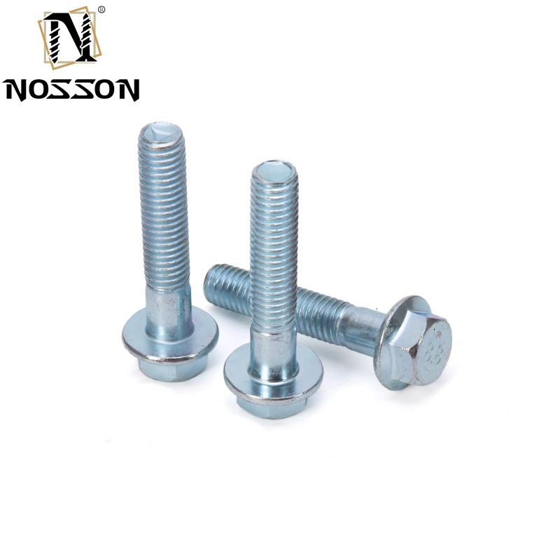High Grade A2-70 Carbon Steel 5/16 Flanged Hex Head Bolts Fully Threaded 5/16"-18 x 3/4" Grade 5 for Customer Requirements