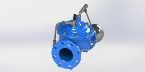 Quality Linear Flow Characteristic Ductile Iron Float Control Valve With Flange Ends Connection wholesale