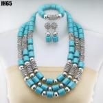 2023 Good quality Elegant African Beads Jewelry Sets Senegal/ghana Wedding
