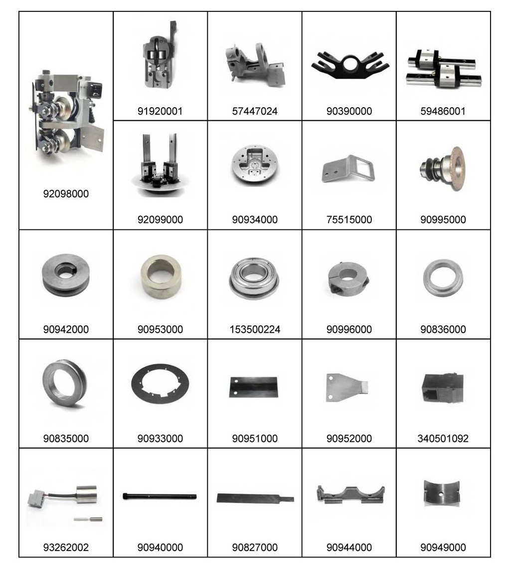 Auto Cutter Parts Roller Knife Guide Presser Foot XLC7000 Z7 Cutter Parts 93298001 93298001
