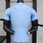 100% Polyester Blue Breathable Soccer Team Jersey Durable