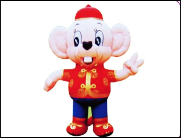 PVC Kids Center Inflatable Cartoon Mouse Bounce Children Love Inflatable Bouncy