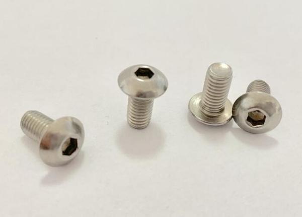 Cheap Marine Stainless Steel Screws , Stainless Steel Flange Bolts Metric Hex Drive for sale
