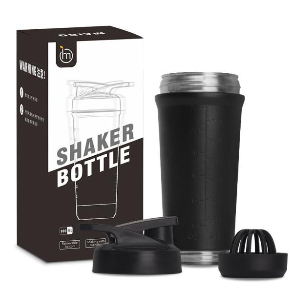 Cheap Custom Logo 800ml Gym Smoothie Protein Blender Shake Sport Bottles for sale