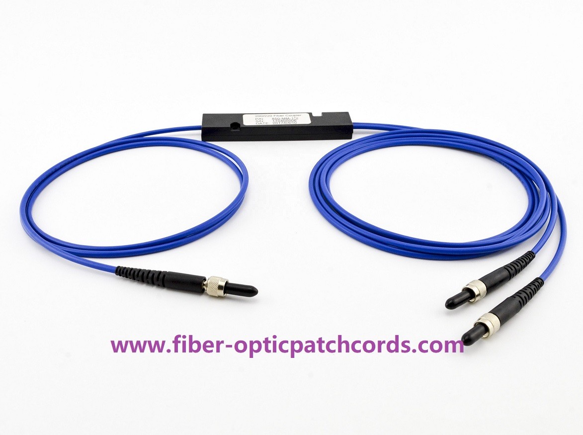 High Power 400um Quartz Fiber Optic Splitter For Food Safety Testing