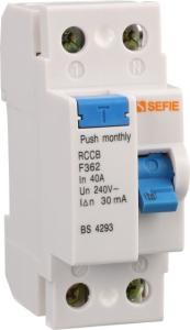 Quality Dual Pole Circuit Breaker / Rcd Residual Current Device Elegant Appearance wholesale