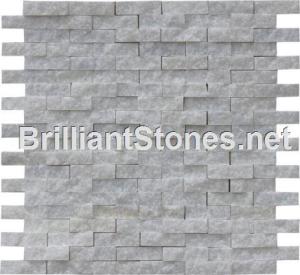 Quality Henan Crystal White Marble Mosaic Split Face wholesale