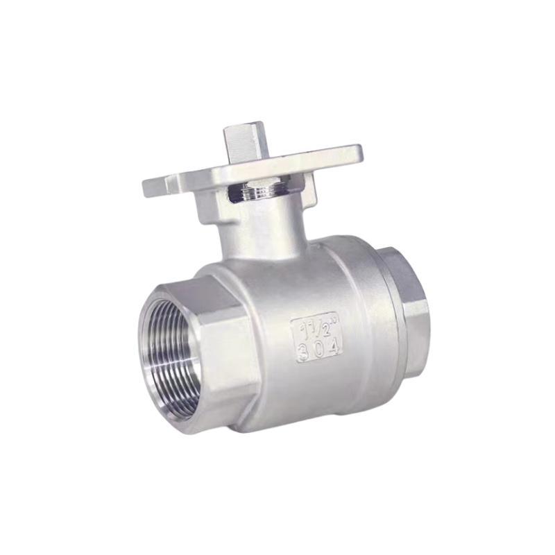 Factory Direct DN15 2PC Threaded Ball Valve with High Platform