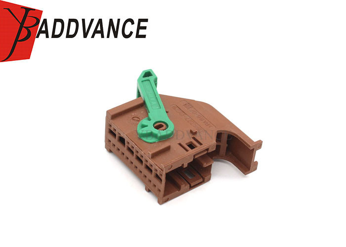 284227-5 24 Way Male TE Amp Brown Unsealed Wire Harness Connector For Auto