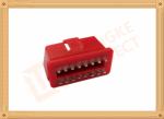 RED 16 Pin Obd Connector Replacement Obd Ii Connector CK-SOM002B