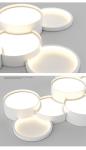Nordic Minimalist Led Living Room Chandeliers Modern Hall Dining Room Ceiling