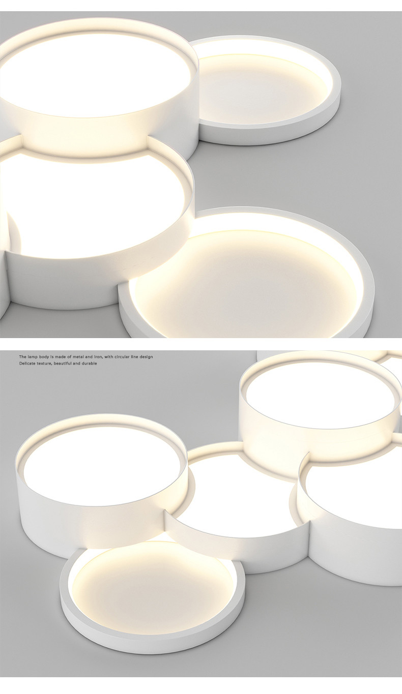 Nordic Minimalist Led Living Room Chandeliers Modern Hall Dining Room Ceiling Decoration Lamp（WH-MA-209）