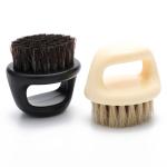 Fade Brush Boar Bristle Finger Beard Brush for Men's Grooming Shaving