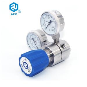 Quality Oxygen Cylinder High Pressure Regulator 316L Plunger Valve Core Gas Laser Application wholesale