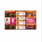 178° Viewing Angle Menu Board Wall Mounted Digital Signage