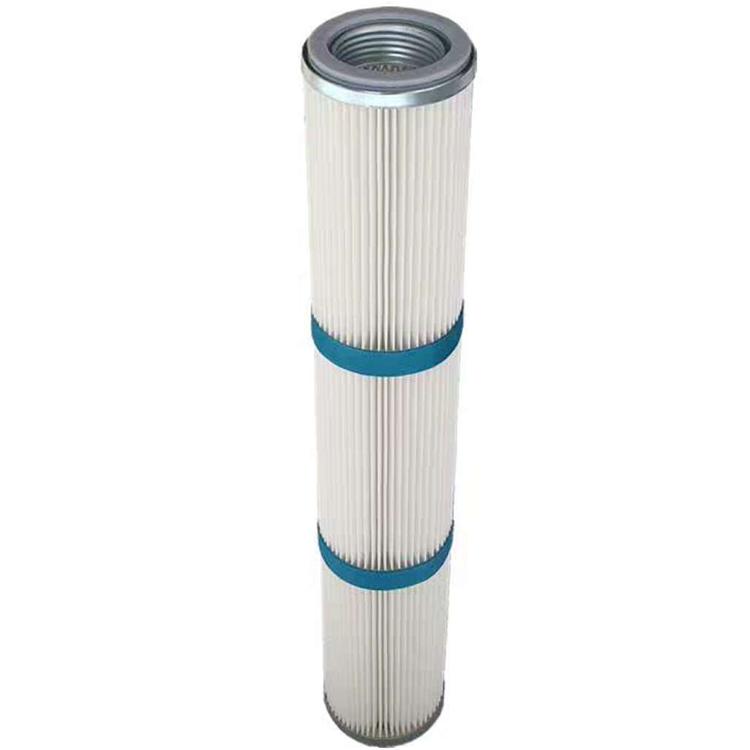 99.99% Polyester Coalescing Filter Cartridge Flat Type Dust Filter