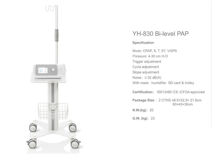 Ventilator breathing apparatus machine for hospital