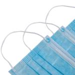 Anti Flu 3 Ply Non Woven Face Mask Breathable Comfortable Fit Light Weight