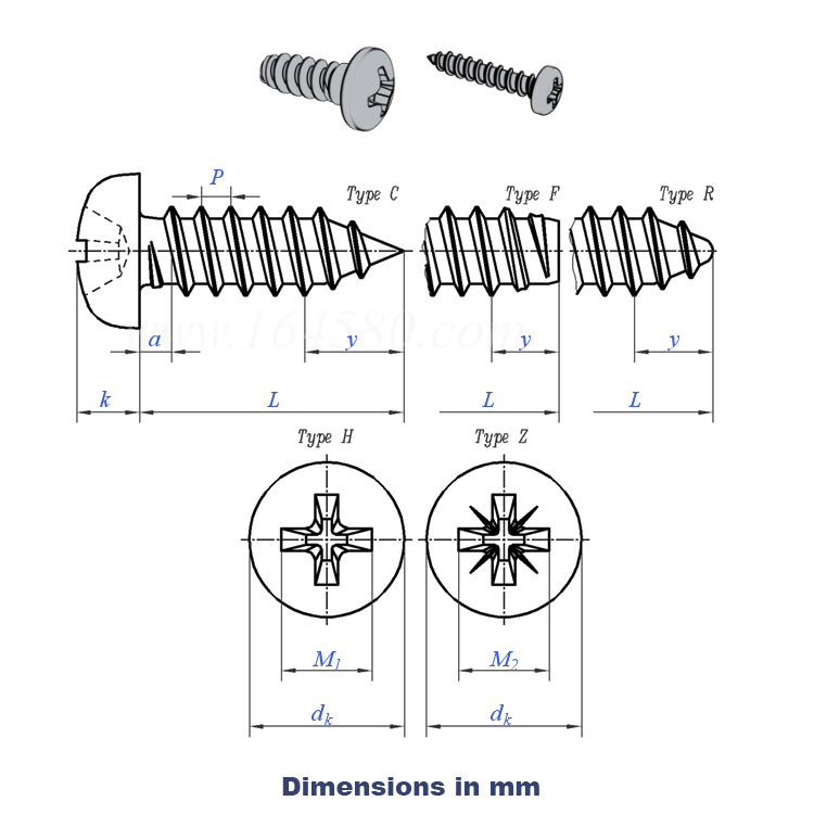 Stainless Steel Self Tapping Screw for Wood Cross Recessed Flat Head and Fast Shipping