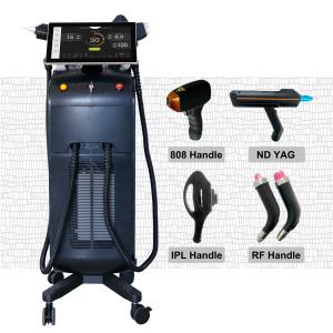 Quality 1800W Multifunctional Beauty Machine Hair Removal With IPL RF ND YAG Laser wholesale