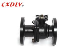 Quality 2PC WCB Floating Carbon Steel Ball Valve DN15 - DN200 PN16 Flanged Valve wholesale