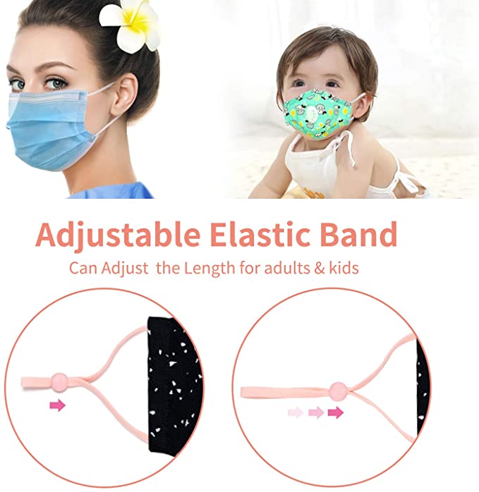 Silicon Buckle With Elastic Rope DIY Elastic Band For Face Stretch String Accessories Adjust Buckle