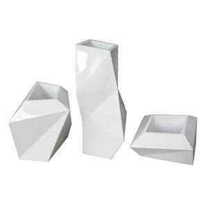 Quality Irregular Design Scandinavian Creative Custom Fiberglass Planters wholesale