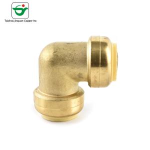 Quality 200psi 5 Years Lead Free Brass 1/2&quot; Push Fit Plumbing Fittings wholesale
