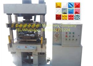 China Color Steel Sheet Metal Rolling Machine 3D Wall Tile Decorative Plate on sale