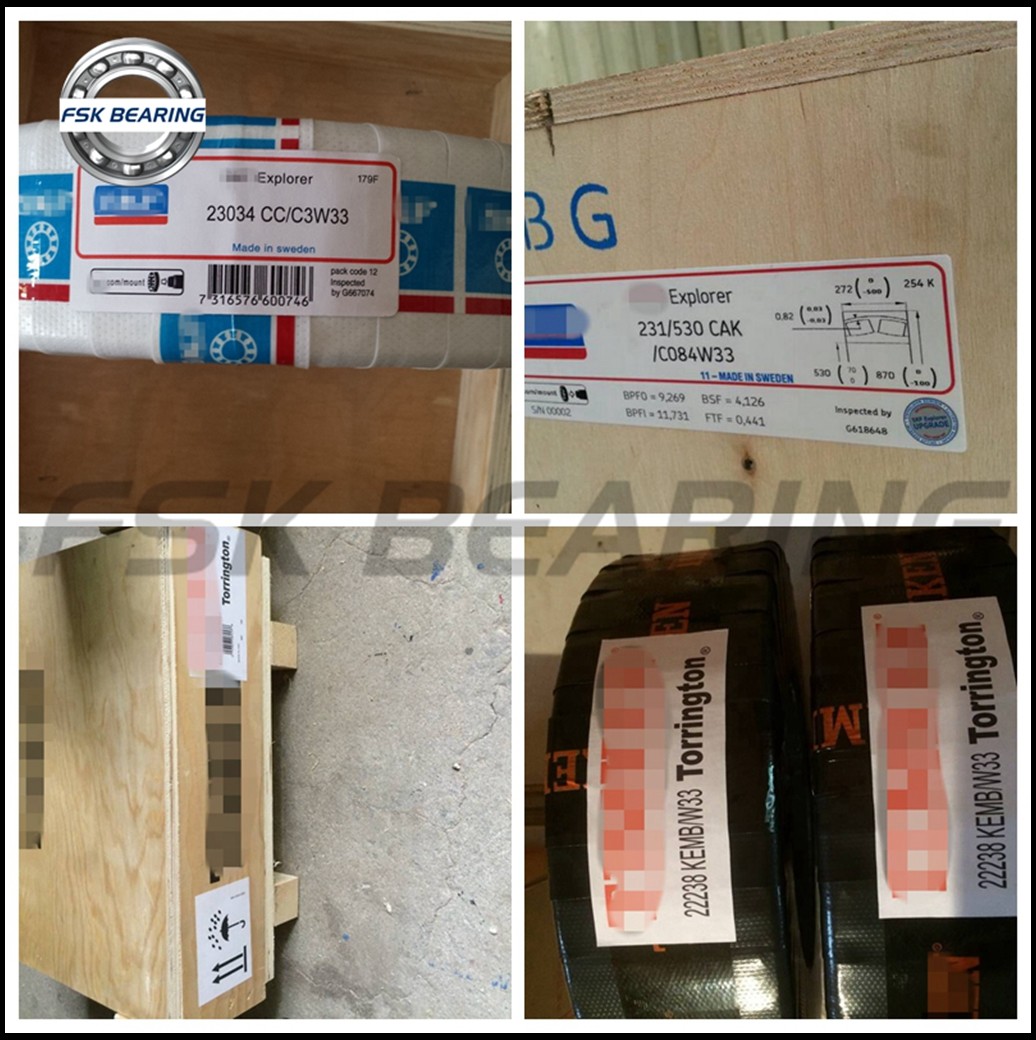 Double Row 452313 M2/W502 Spherical Roller Bearing ID 65mm OD 140mm For Cement Factory