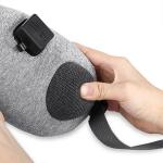 Inflatable Travel Shiatsu Massage Pillow Convenient Folding 3 Level Kneading