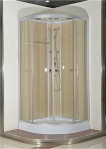 Quality Shower Cabin with White acrylic tray 900*900*2150cm silive aluminium wholesale