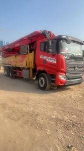 Quality Horizontal Used Cement Concrete Pump Trucks 42m 35000kg wholesale