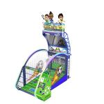 Metal Material Football Shooting Machine / Soccer Game Machine