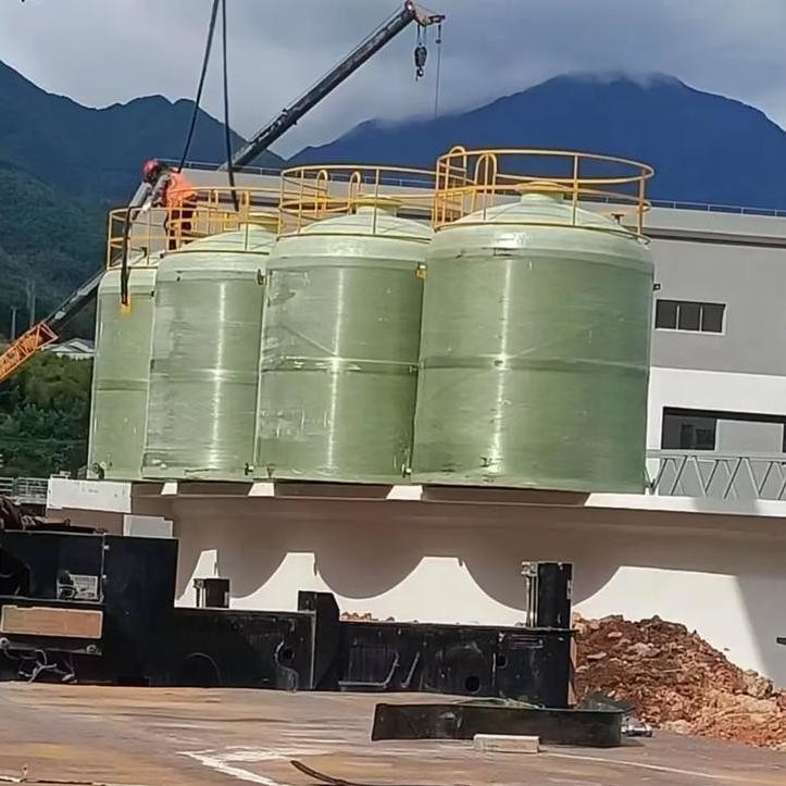 Low Maintenance Various Volume FRP Chemical Storage Tank With Sample Provided