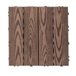 Residential hardwood Interlocking Patio Tiles Rotproof Wood Floor Tiles