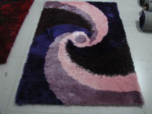 Quality Polyester Soft Silk Shaggy Carpet Beautiful Design Floor Rug wholesale