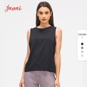 Quality Lightweight Activewear T Shirts Open Back Running Bodybuilding Fitness Tank Top wholesale