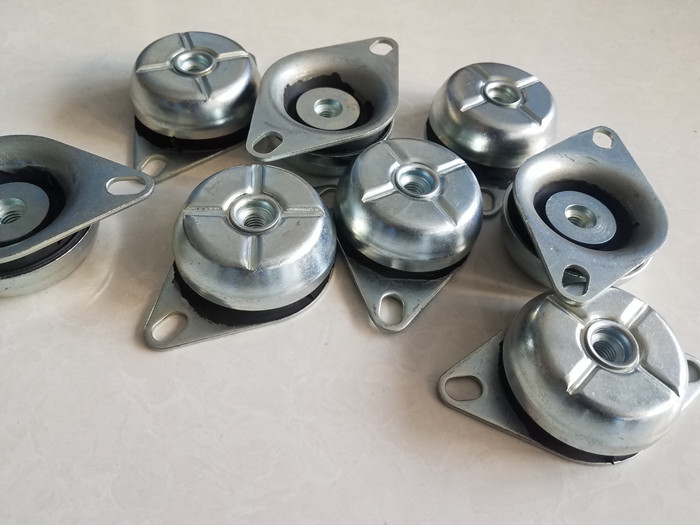 Black Rubber Shock Mounts Low Maintenance High Vibration Dampening