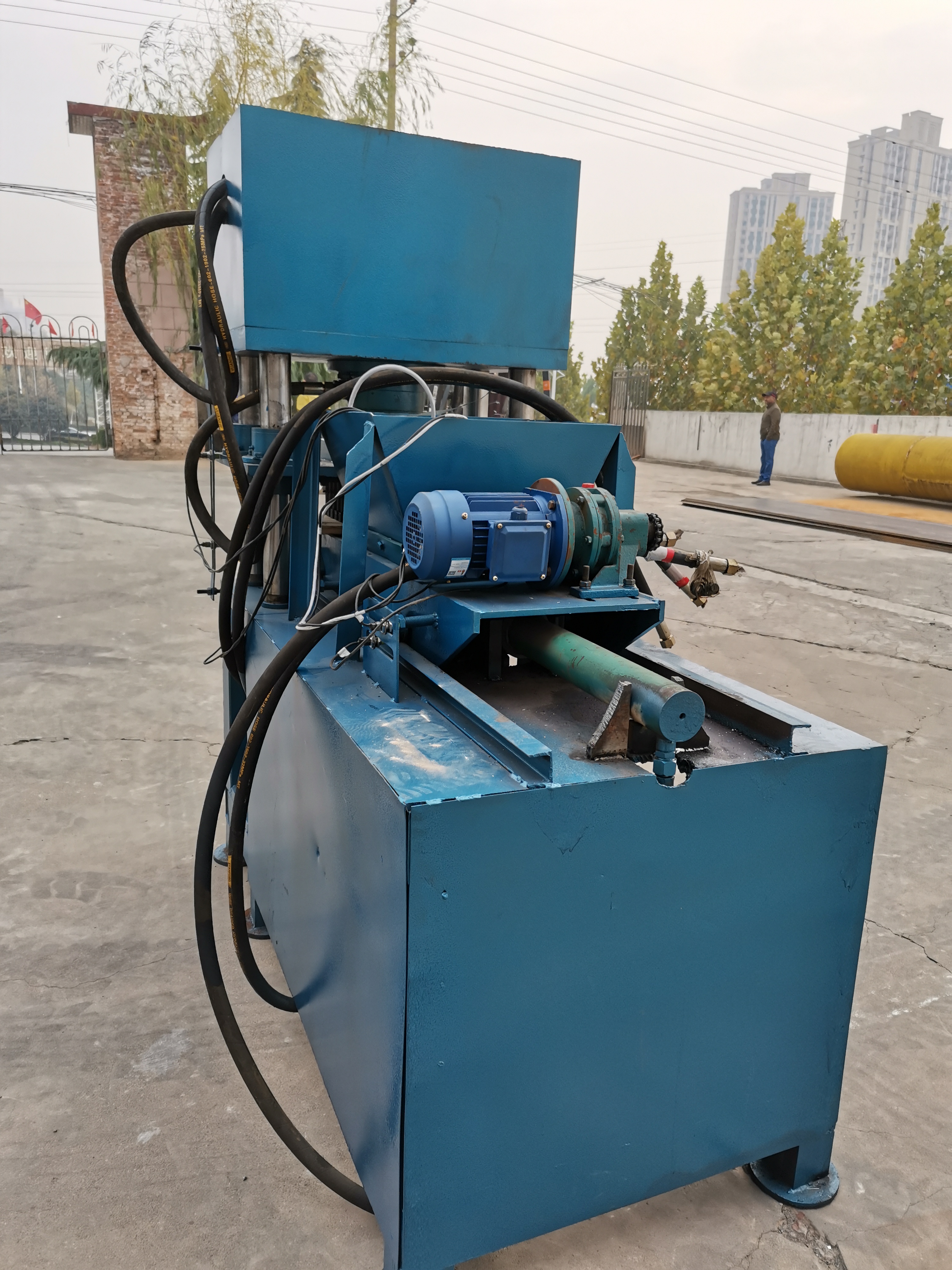 Smoke Free Hydraulic Charcoal Press Machine 350pcs/Min