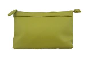 Quality Eco-friendly Yellow Travel Accessory Bag Firm PU Material Cosmetic Bag wholesale