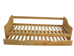 Quality modern single bed pine wood wholesale