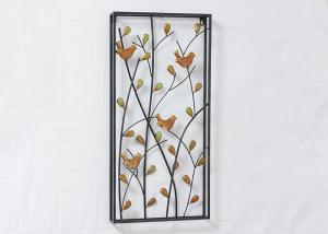 Quality Home Garden Birds In Tree Framed Metal Tree Wall Art wholesale