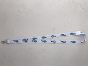 Quality Heat Transfer Badge Holder Lanyard / Polyester Custom Printed Lanyards Pantone Color wholesale