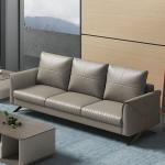 Chinese Style Three Seat Sectional Sofa Coffee Table Combo Set for Business