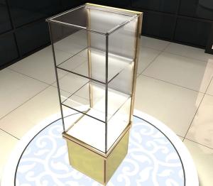 Quality Perfume Cosmetics Bangle Jewelry Glass Display Shelves Retail With 3 Layers wholesale