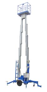 Quality Double Mast Towing Hydraulic Lift Platform 10 Meters wholesale
