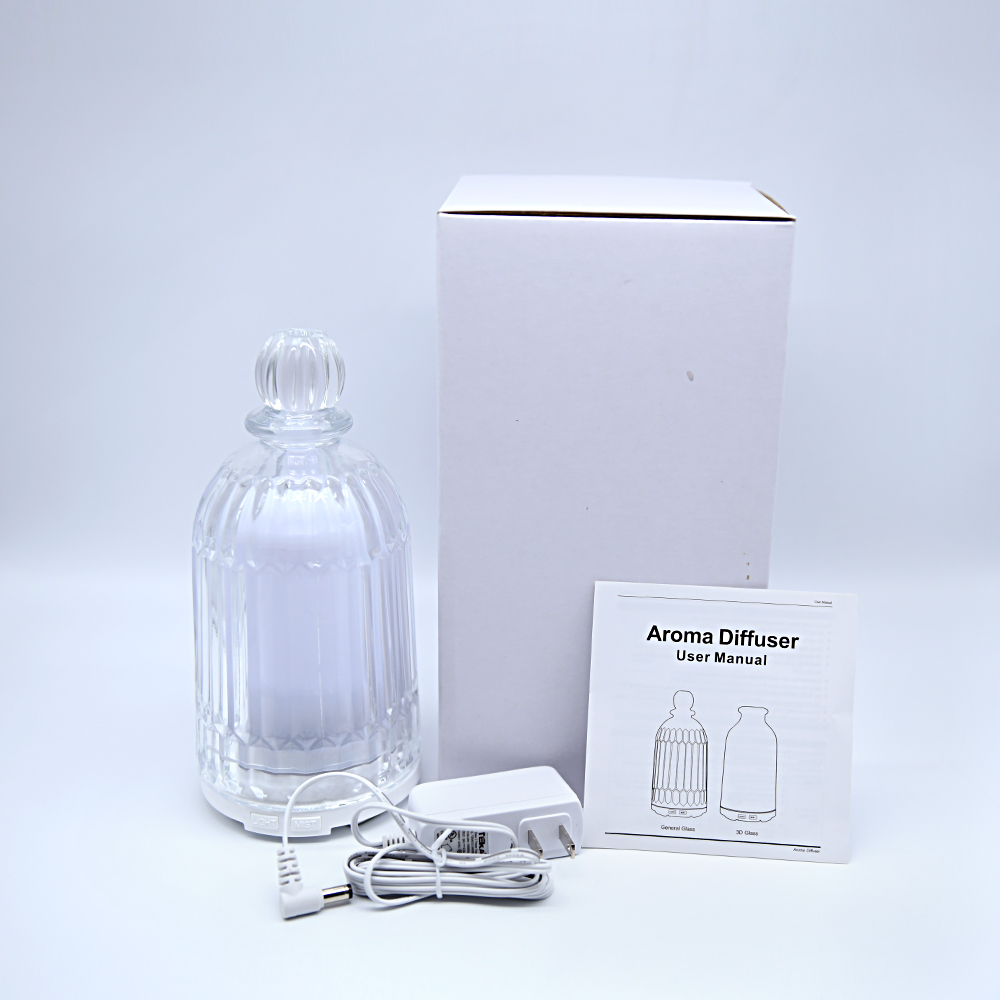 HOMEFISH OEM Dropshipping Multicolored 120ml Glass Humidifier Essential Oil Diffuseur Scent Diffuser Machine